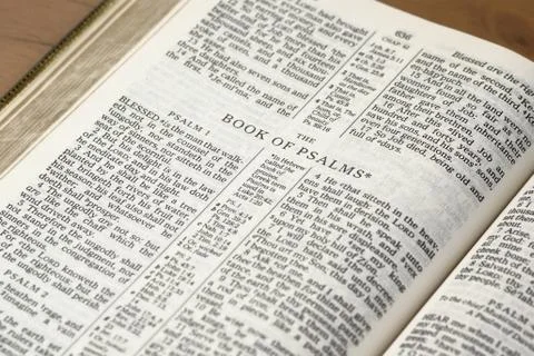 Open bible Stock Photos