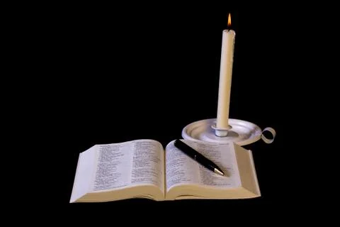Open bible Stock Photos
