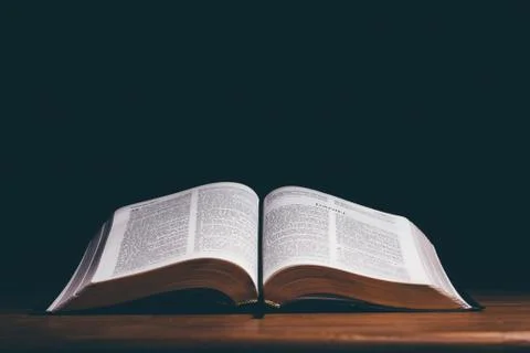Open bible Stock Photos
