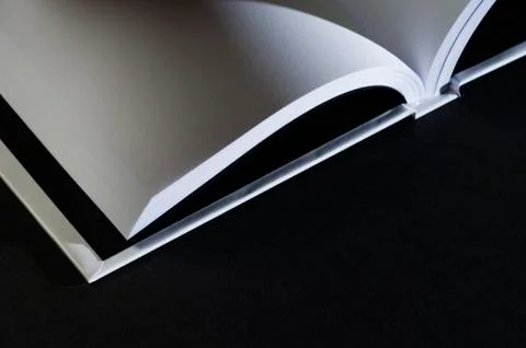 Open blank book Stock Photos