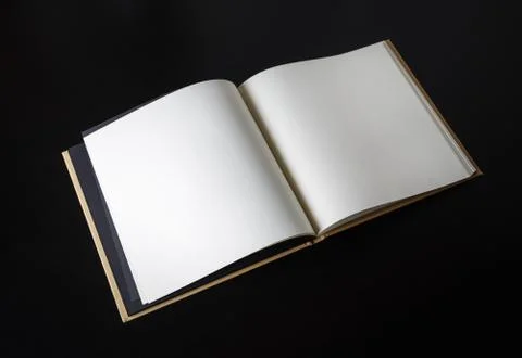Open blank book Stock Photos