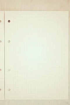 An open blank notebook, pages in a cage Stock Photos