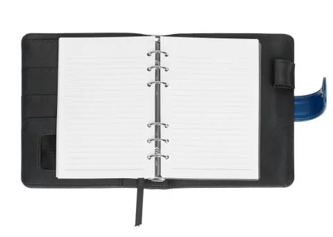 Open blank page note book Foto stock