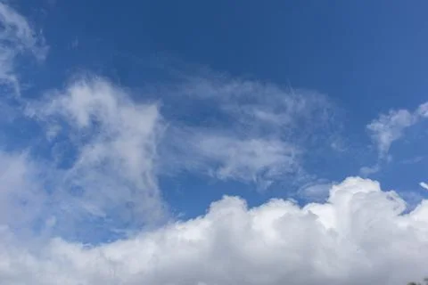 Open blue cloud sky for background use Foto stock