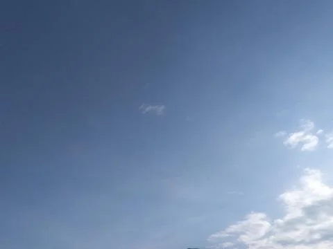 Open Blue Sky with Light Cloud Texture Stock Photos