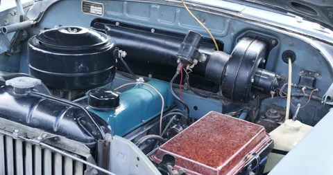 Open Bonnet Car Display Stock Footage 278286242