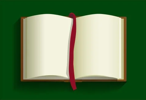 Open book background. Stock Illustration