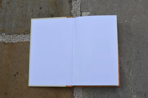 Open book as a background Stock Photos