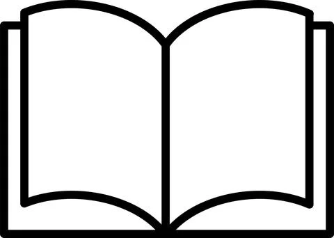 Open book book. Stock Illustration