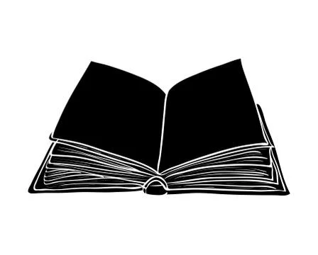Open book cartoon vector symbol icon design. Beautiful illustration isolated  Stock Illustration