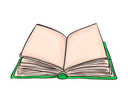 Open book cartoon vector symbol icon design. Beautiful illustration isolated  Stock Illustration