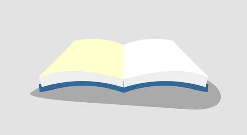 Open book clipart Stock Illustration