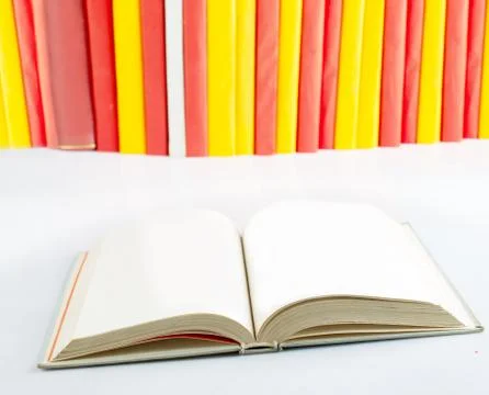 Open book close-up Stock Photos