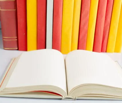 Open book close-up Stock Photos