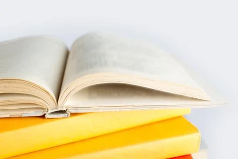 Open book close-up Stock Photos