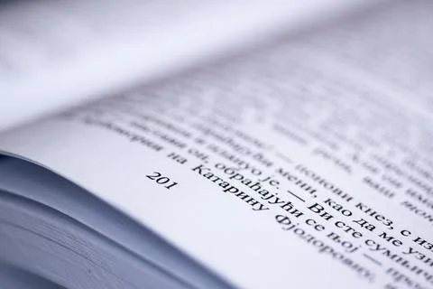 Open book close up Stock Photos