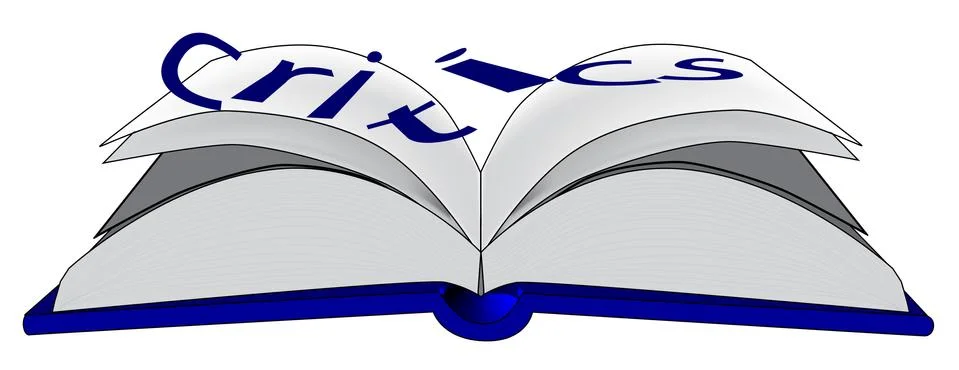 Open Book Critics Stock Illustration