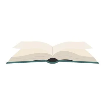 Open Book Educational Illustration Design Stock Illustration