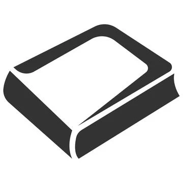 Open Book Emblem Circle Logo Stock Illustration