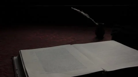 Open Book Stock Footage 51733250