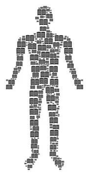 Open Book Human Figure Stock Illustration