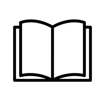 Open book icon Stock Illustration