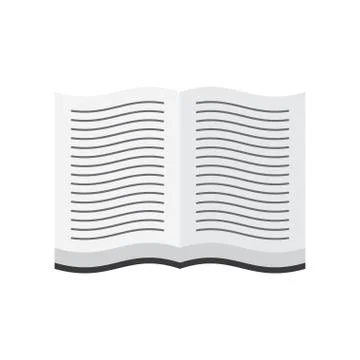 Open book icon Stock Illustration