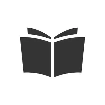 Open Book Icon Illustration