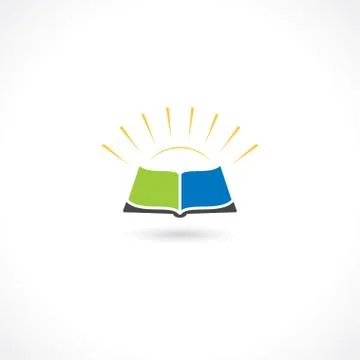 Open book icon Stock Illustration