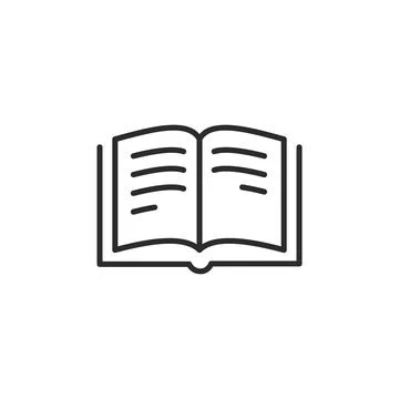 Open Book Icon Stock Illustration