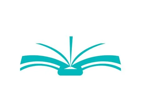 Open book icon isolated Stock Illustration
