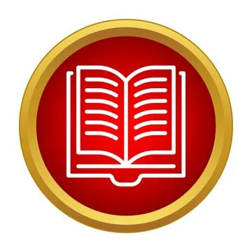 Open book icon representing education and learning イラスト素材
