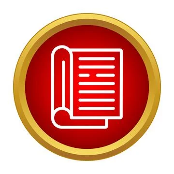 Open book icon representing education and knowledge sharing Stock Illustration