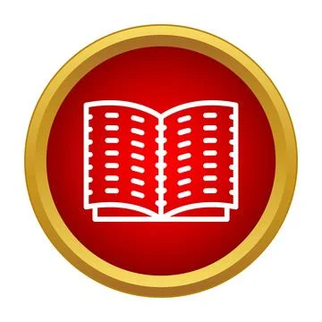 Open book icon representing education and knowledge イラスト素材
