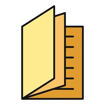 Open book icon representing education and knowledge Stock Illustration