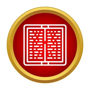 Open book icon representing knowledge and education 스톡 일러스트