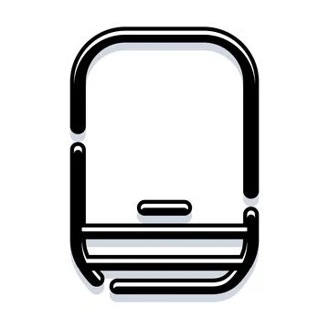 Open book icon representing knowledge and learning Stock Illustration