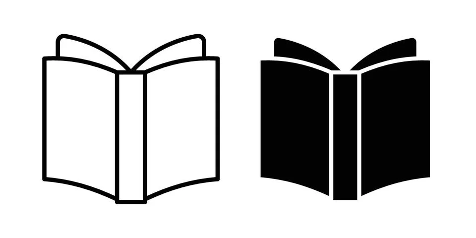 Open book icon vector design. EPS10 스톡 일러스트