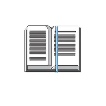 Open Book Icon Web Application Button イラスト素材