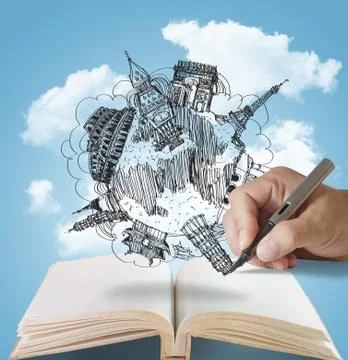 Open book Stock Illustration