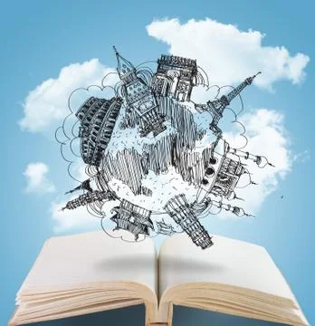 Open book Stock Illustration