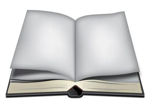 An open book Stock Illustration