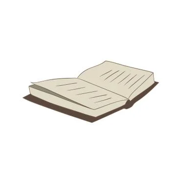Open book Ilustração Stock