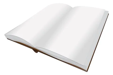 Open Book Stock Illustration