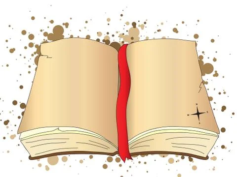 Open book Stock Illustration