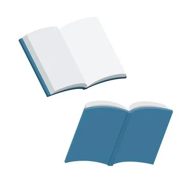 Open Book Stock Illustration