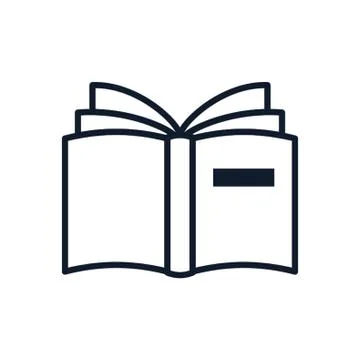A Open Book Illustration 스톡 일러스트