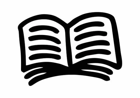 Open book illustration Stock Illustration