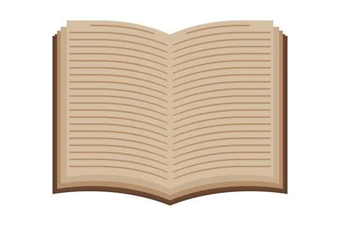 Open book illustration Stock Illustration