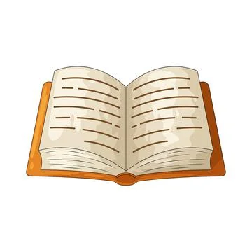Open book illustration Stock Illustration
